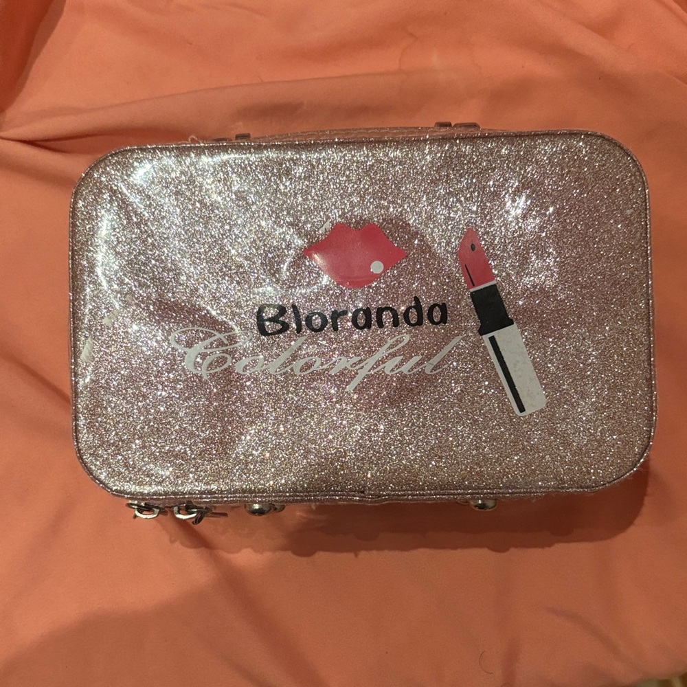 Glittery Pink Makeup Case
